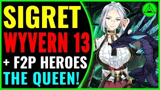 Sigret Vs Wyvern 13 the Queen Of W13  Epic Seven