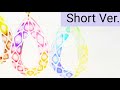 【UVレジン】Short ver. レジンを入れるだけ！？「透けカラフルピアス」「 Colorful Sheer Earrings」【tukulot original】