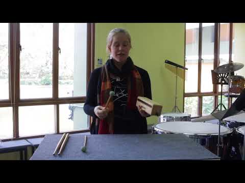 Percussion BASICS: How to Hold and Play the Woodblock (SOE:Timpani & Auxiliary Percussion #15, 18)
