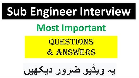 ppsc sub engineer interview Question 1