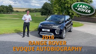 2016 Land Rover Range Rover Evoque 2.0 Td4 180 Autobiography Presented By Jake