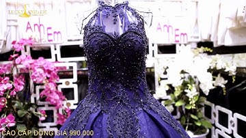 Váy cưới sắc xanh hoàng gia cực sang | Chụp Ảnh Cưới Chuyên Nghiệp Tại HCM