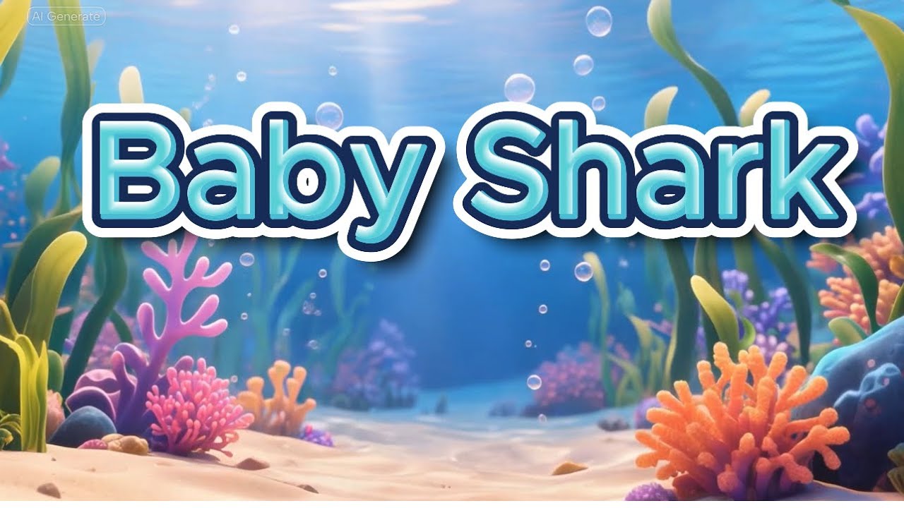 Five Little Ducks | 3D Nursery Rhyme | Kids 3D Animation | Family Shark Song 