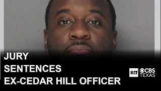 Jury sentences former Cedar Hill officer to jail