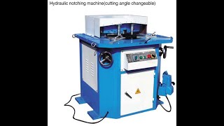 Ajustable angle hydraulic notching machine,angle notching machine,notcher machine