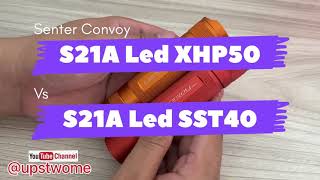 Senter / Flashlight Convoy S21A LED XHP50.2 Vs S21A LED SST40