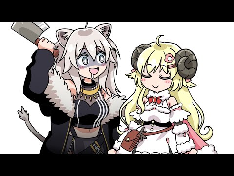 【切り抜き漫画】わためを料理して食べたい獅白ぼたん【ホロライブ/手描き】