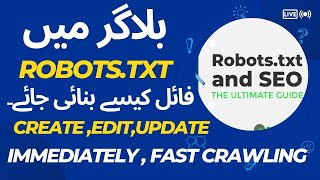 How To Enable Robots.txt File In Blogger Just In 3 Minutes | Also Add In Google Search Console |2023