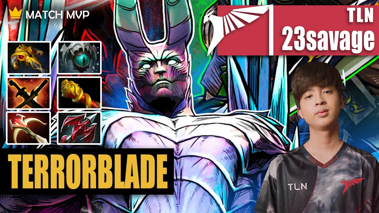 Terrorblade Safelane | TLN.23savage | TB CARRY INSANE STANDARD BUILD | 7.31d Gameplay Highlights