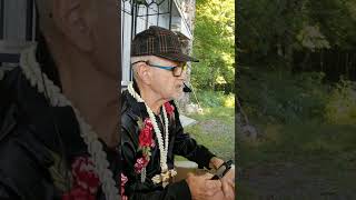 "It's a wonderful world" for this 80 yr old new crooner or it was til the neighbours complained.