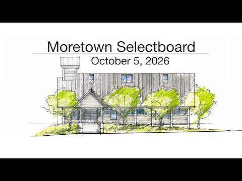 Moretown Selectboard - October 5, 2026 [MS]
