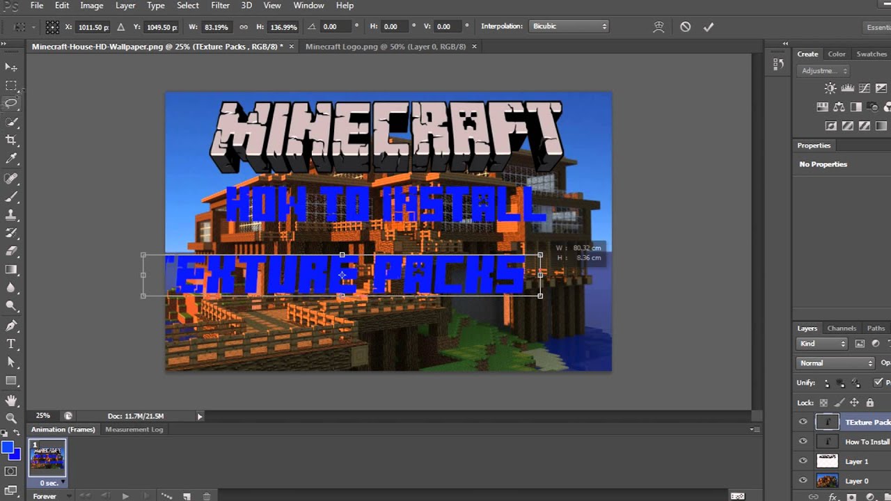 Minecraft SpeedArt #1 - YouTube