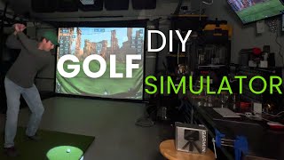 DIY Roll-Up Garage Golf Simulator