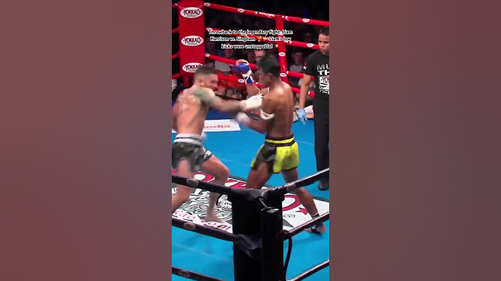 Throwback to the legendary fight: Liam Harrison vs. Singdam 🏆⚡ Liam’s low kicks were unstoppable!