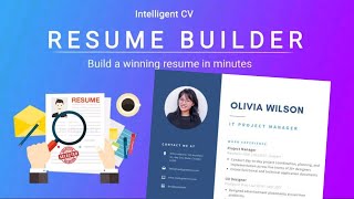 Resume Builder 2022 Free CV maker App Freshers PDF || Intelligent CV || Tips n Tricks screenshot 1