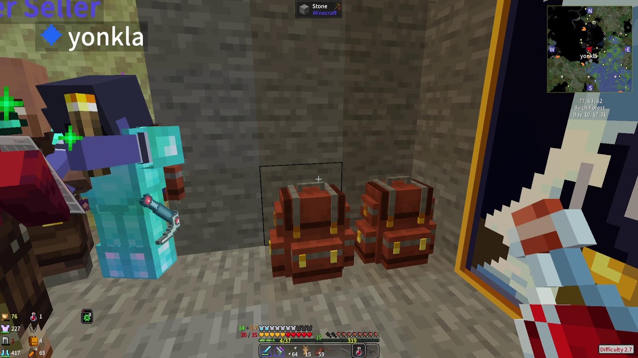 Playing a Lucky Block Modpack