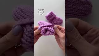 Cozy Baby Socks | Soft Ribbed Crochet for Beginners (Winter Gift Idea)