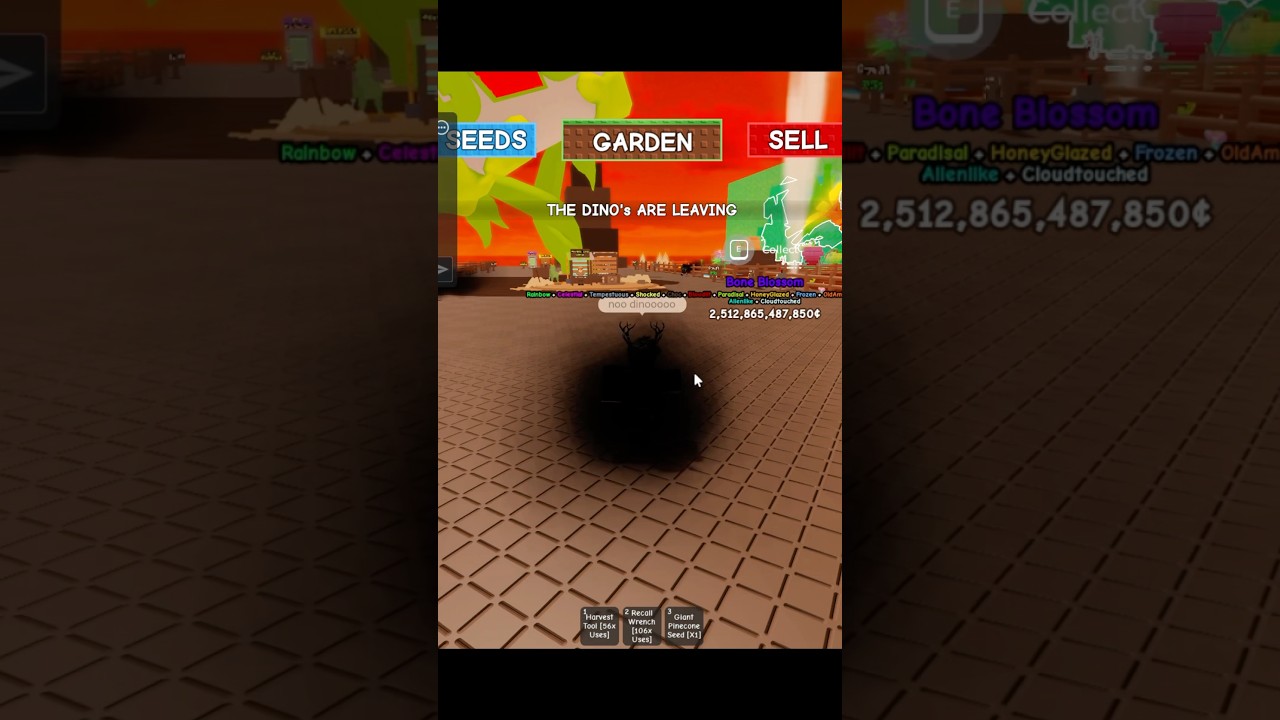 Dino are gone from Grow A Garden 😭 