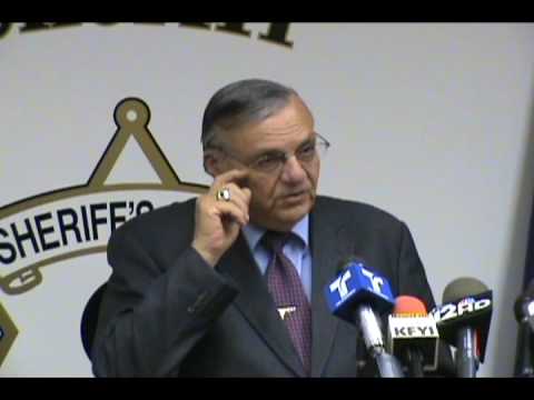 Joe Arpaio and Andrew Thomas Press Conference