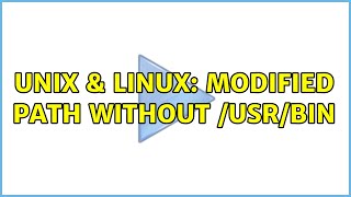 Celebrity Unix & Linux: Modified PATH without /usr/bin (2 Solutions!!) Net Worth