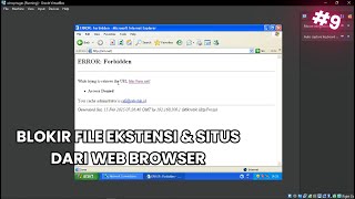Web Proxy  Konfigurasi Dasar Mikrotik Di Virtualbox Machine  Part 9