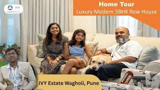Luxury Interior Design - 3 BHK Row House - Ivy Estate - BVM INTSOL