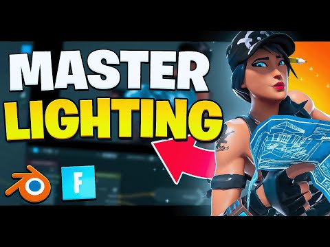How to master lighting in blender | Fortnite thumbnail tutorial