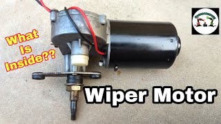 What is inside of a Wiper motor || Chandrabotics