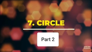 Maths std 5th chapter 7. Circles (Part 2)