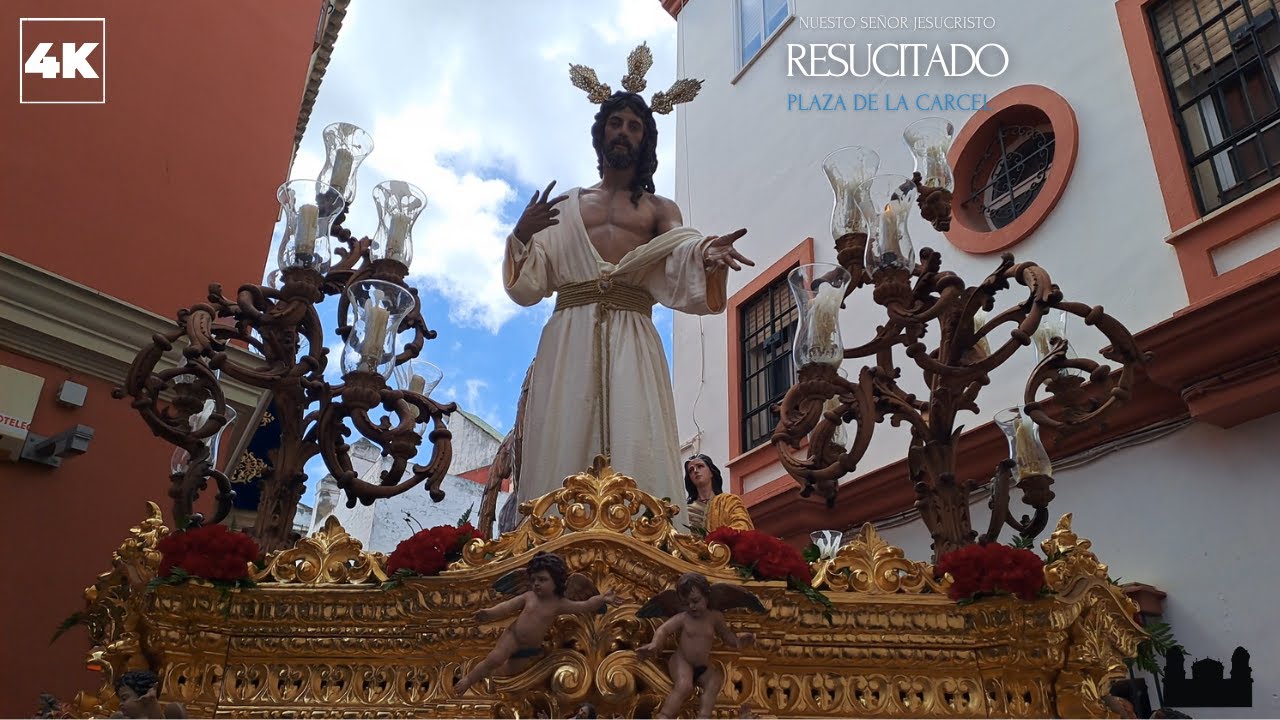 [4K] Nuestro Señor Jesucristo Resucitado por la Plaza de la Cárcel | El Puerto 2025