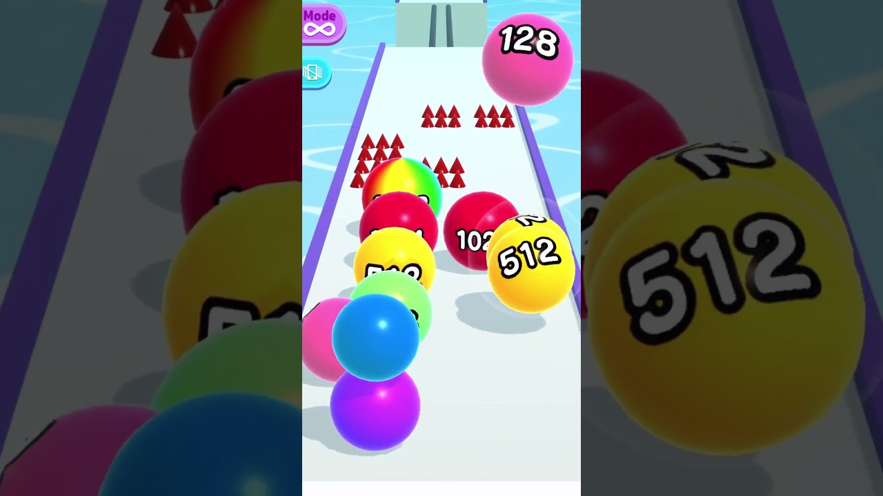 Ball Run 2048 Merge Number Gameplay Walkthrough 