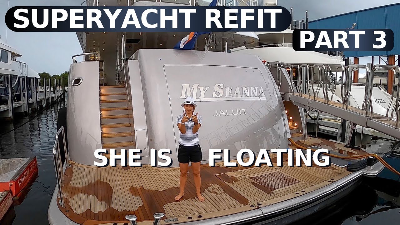 $26.5M DELTA MARINE SuperYacht MY SEANNA $4M REFIT PART 3 Before & After /below deck Yacht Tour