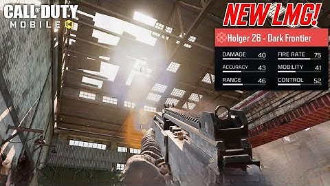 NEW LMG "HOLGER-26" in SEASON 4 | COD MOBILE