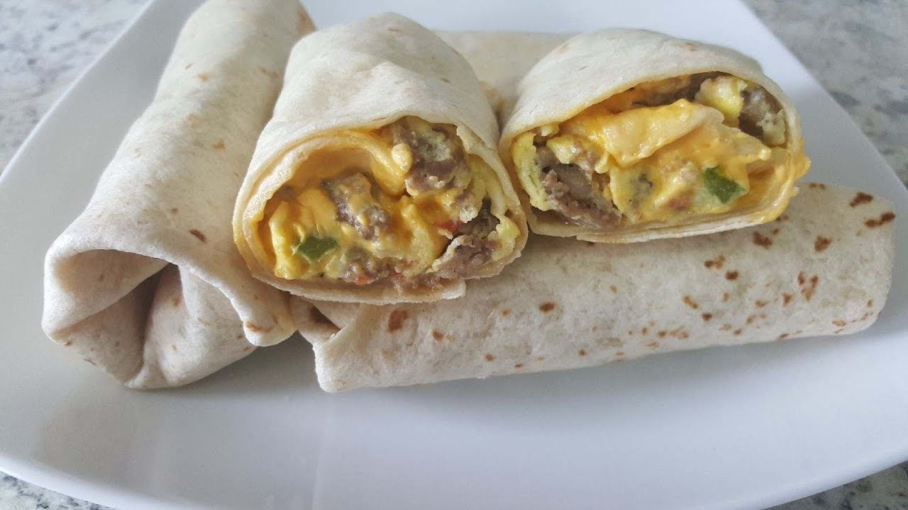 BURRITOS PARA EL DESAYUNO, ESTILO MCDONALD'S - YouTube