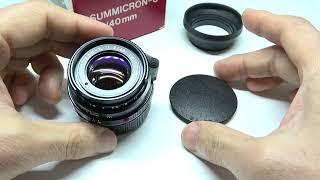 ご予約品Summicron C 40mm F2 ズミクロン ライカ LEICA Summicron-C 40mm f2｜みわ