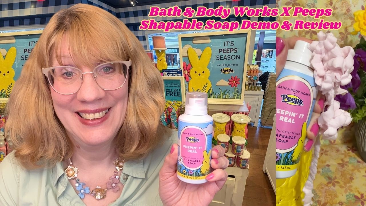Демонстрация и обзор формованного мыла Bath & Body Works X Peeps.