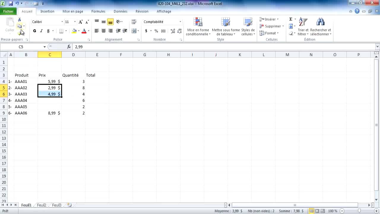 [2.3.2 et 3.2.2] Utiliser des outils d'édition et de collage