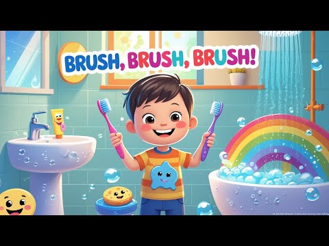 Brush Brush Brush Fun Toothbrush Song For Kids