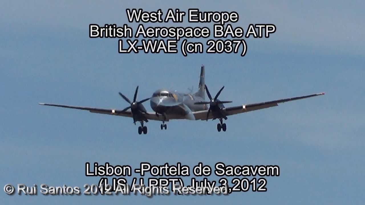 West Air Europe British Aerospace BAe ATP LX-WAE (cn 2037)