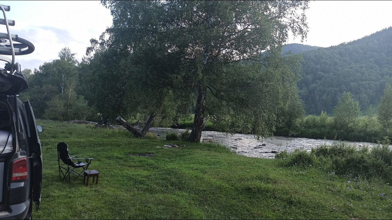 Алтай. Горы и Камышлинский водопад. Путешествие по России 2025 на VW Multivan t5. Часть 13. #vanlife