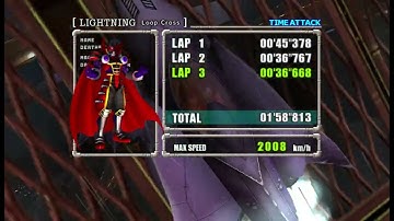 F-Zero GX Time Attack on Lightning Loop Cross with Dark Schneider 1