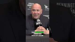 Famous Incredible Crowd Respect for Khalil Rountree #podcast #mmapodcast #danawhite Wealth