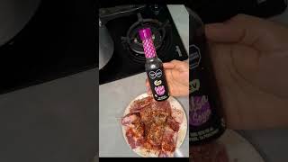 Costilla de res guisada para el almuerzo #cocina