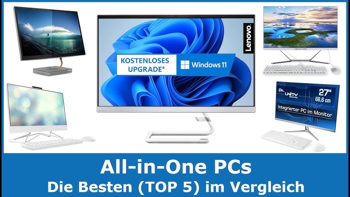 HP All-in-One-PC (24-e066ng) Desktop-Ersatz dem Test aus Einsteiger-Segment im Platzsparender - YouTube 
