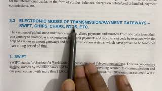 CAIIB BFM Module A Unit 3 Part 1 Correspondent Bank