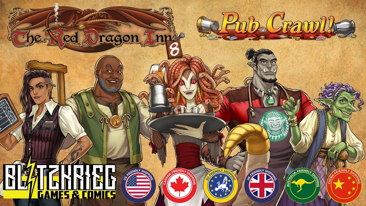 Red Dragon Inn 8 Pub Crawl / Kickstarter All In Eco Edition YouTube