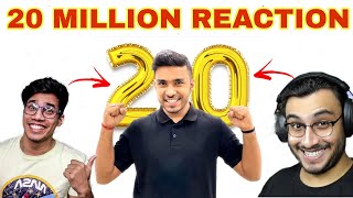 @GamerFleet and @TheRawKneeGames Reaction on @TechnoGamerzOfficial  20 MILLION