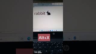##rabbit  #symbol in #Ms #Word #computer #msword #word #new #tricks #tips