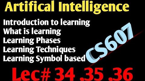 cs607 lecture 34 /35/36 ||cs607 lecture 34 to 36||cs607 short lecture series|| cs607 lectures