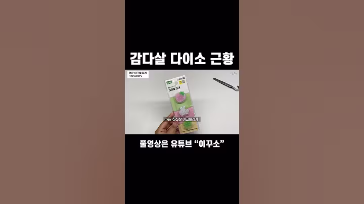 다이소 감다살 신상